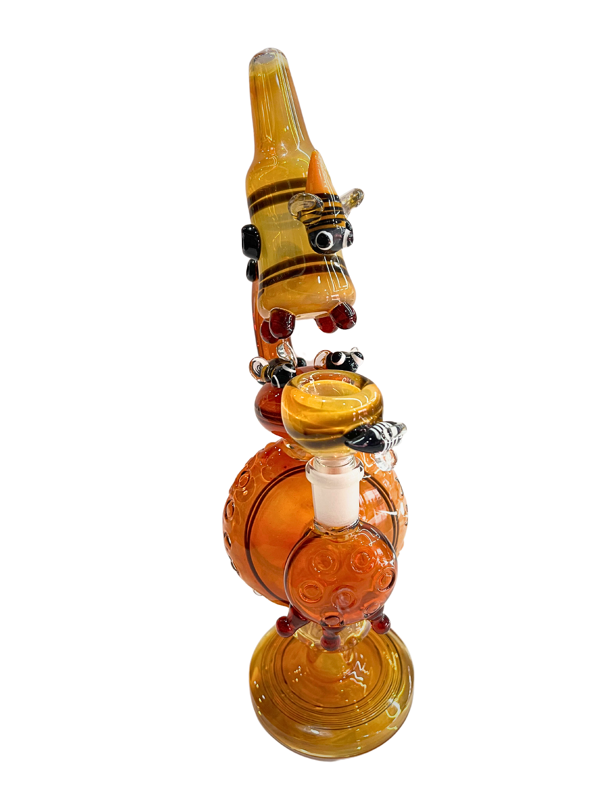 Pieza personalizada de abejas de vidrio pequeño-mediano