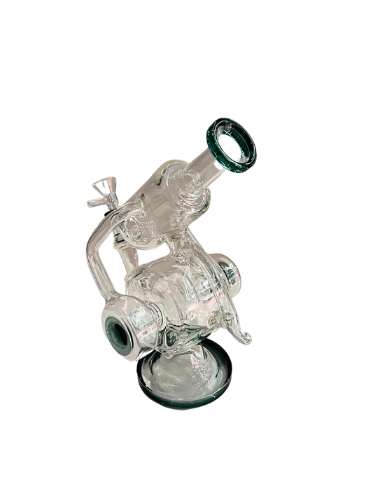 Medium Glass Elephant Water Pipe Piece