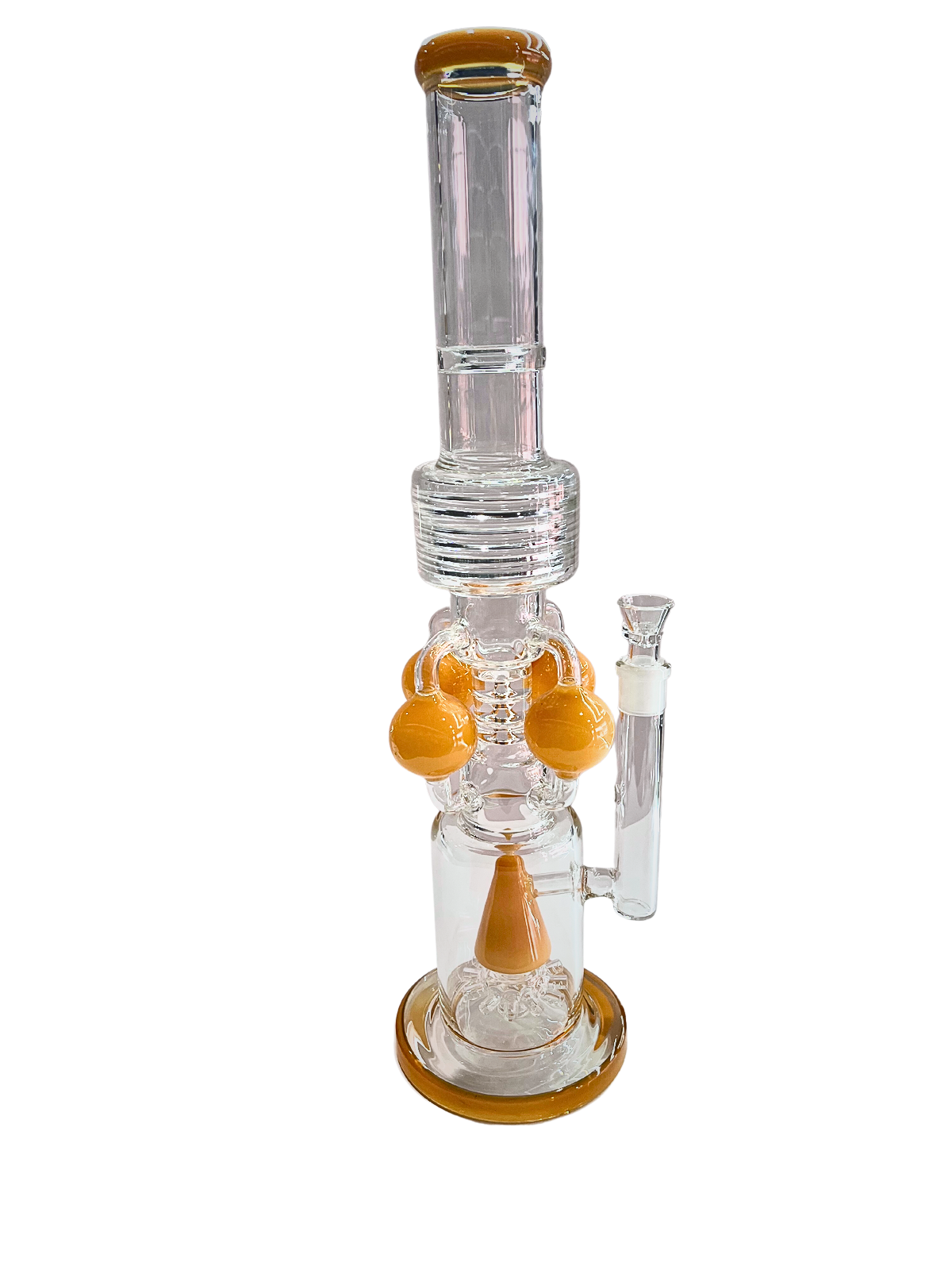 Large Multiperc Custom Glass Water Pipe Piece!