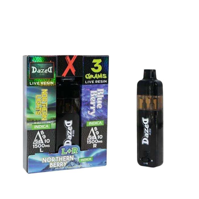 Dazed 3 Gram L + R Disposable Vape !