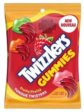 Twizzlers Fruity Tongue Twisters Gummies CANADA