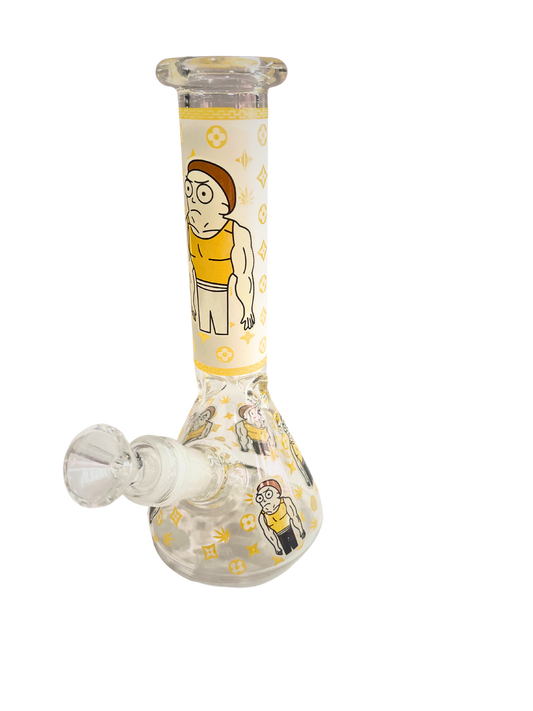 Small Glass Rick and Morty Beaker Water Pipes Pieces!